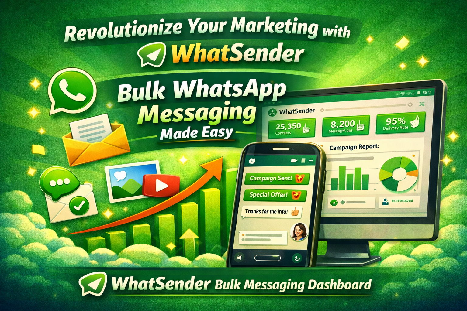 How WhatSender Helps Businesses Increase Sales with WhatsApp Marketing